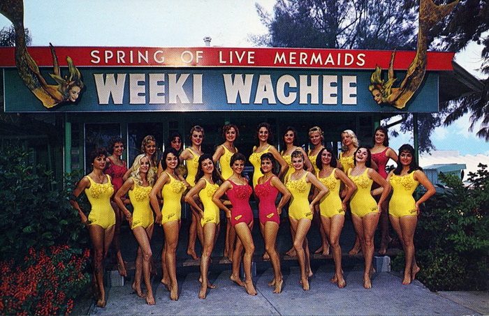 Парк развлечений Weeki Wachee Springs во Флориде: подводное шоу настоящих русалок (6 фото)