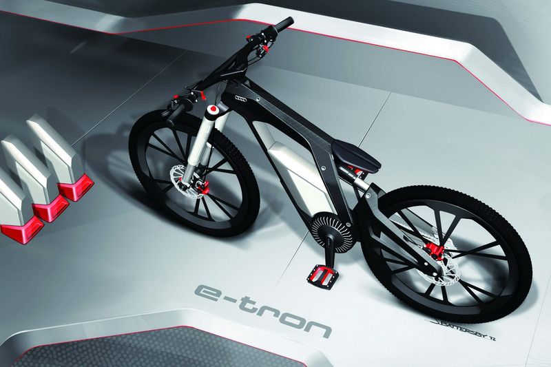 Электровелосипед e-bike от компании Audi (18 фото)