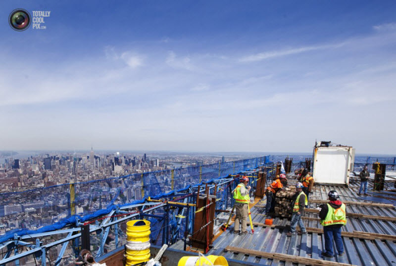 Строительство первого Всемирного торгового центра в Нью-Йорке (29 фото)