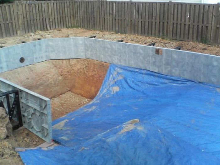 Самодельный бассейн во дворе (38 фото)