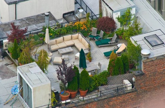 Что творится на крышах богатых людей (20 фото)