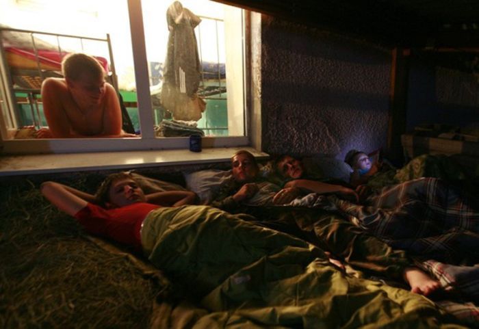 Военный лагерь для мальчиков под Ставрополем (12 фото)