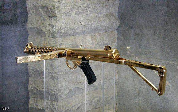 Оружие из золота Саддама Хусейна (19 фото)
