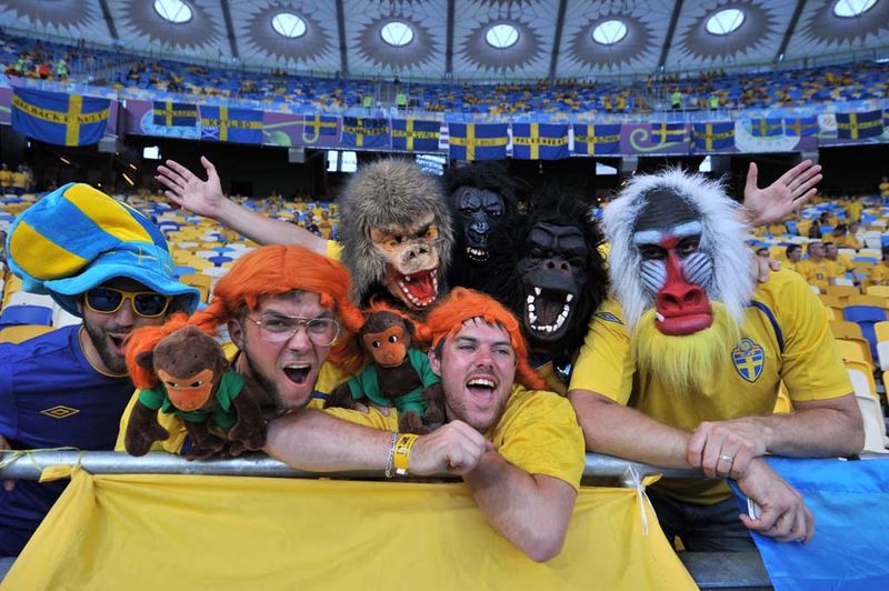 Горячие фанаты Евро-2012 (50 фото)