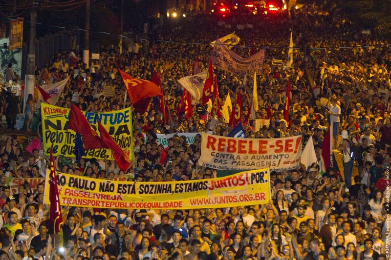 бразилия, беспорядки, протест, народ,