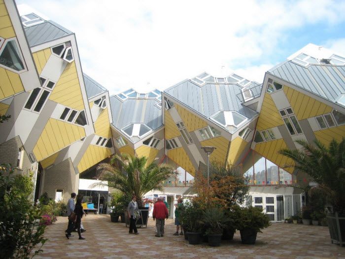 Cubic houses. Роттердам, Нидерланды