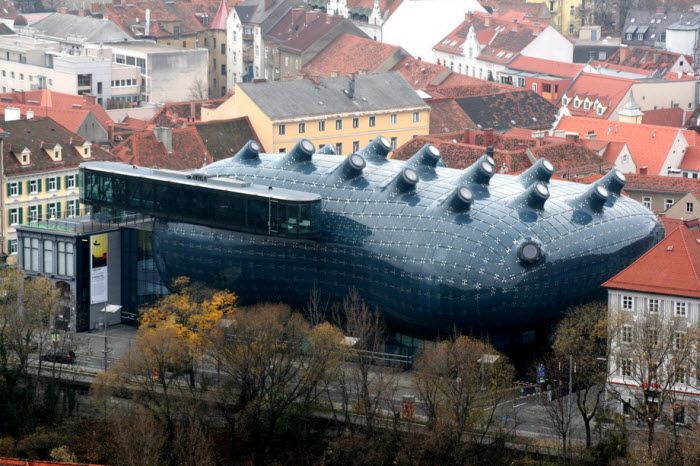 Graz Art Museum - Музей искусств в Граце, Австрия
