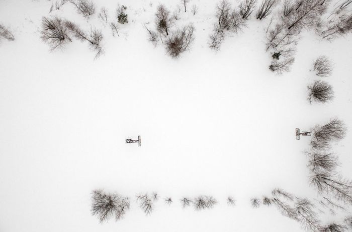 Зимние снимки с высоты птичьего полета (38 фото)