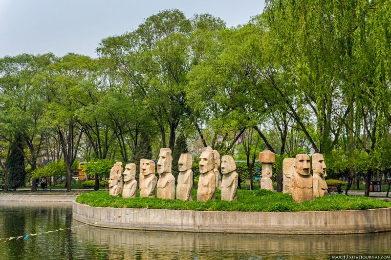 парк, мир, планета, пекин, миниатюра