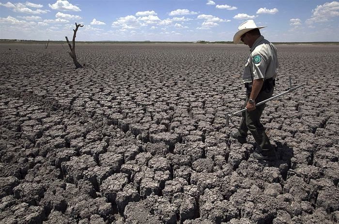 Сильнейшая засуха в Техасе (11 фото)