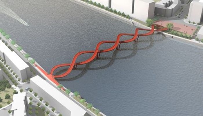 Китайский мост в виде цепочки ДНК (5 Фото)