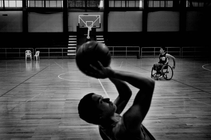Аргентинская команда инвалидов баскетболистов (22 фото)