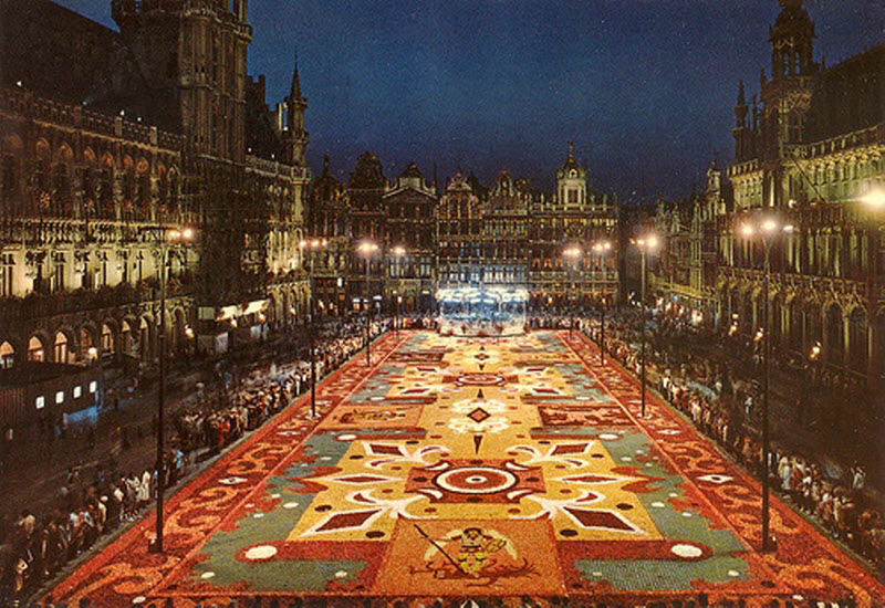 Брюссельский цветочный ковер (29 фото)