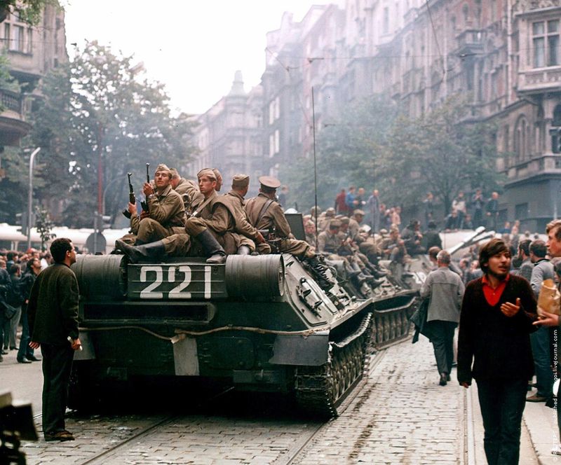 чехословакия, сторжение, ссср, война, военные, годовщина,