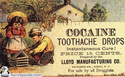 Кокаиновые капли против зубной боли