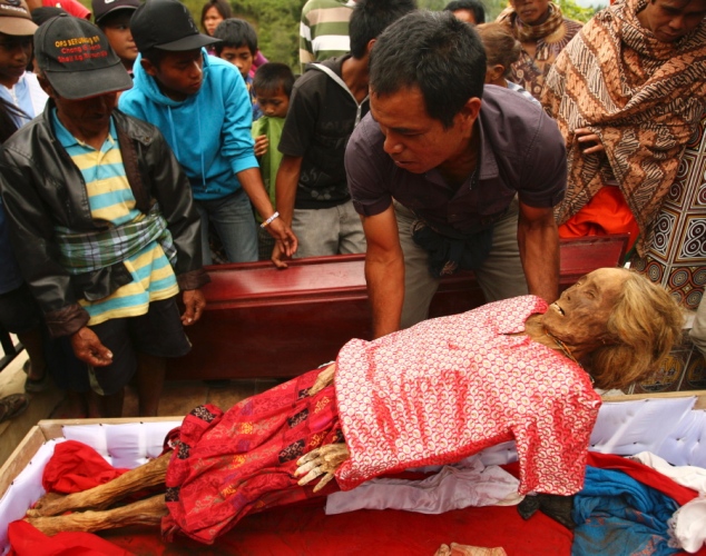 Жесткие обычаи жителей деревень Индонезии (14 фото)