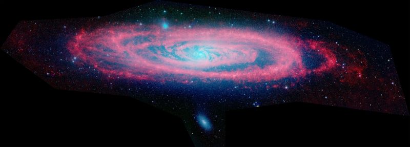 Галактика Андромеды - наша соседка в огромной Вселенной (7 фото)