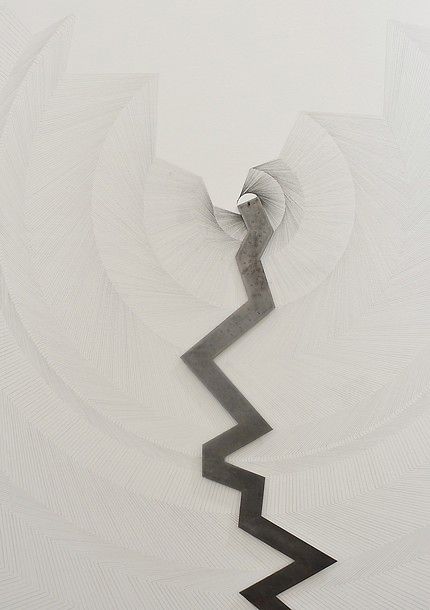 "Вертикальное землетрясения" от мексиканского художника Карлоса Аморалеса.