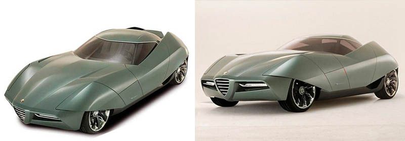 Концепт-кары Alfa-Romeo 1953-1955 годов (42 фото)