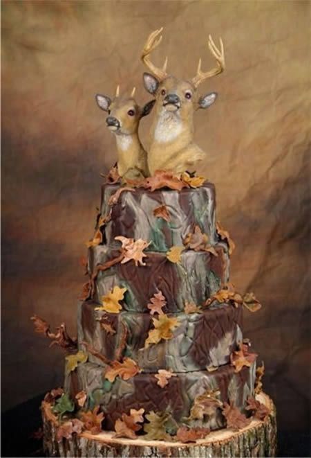 Уникальные свадебные торты (11 фото)