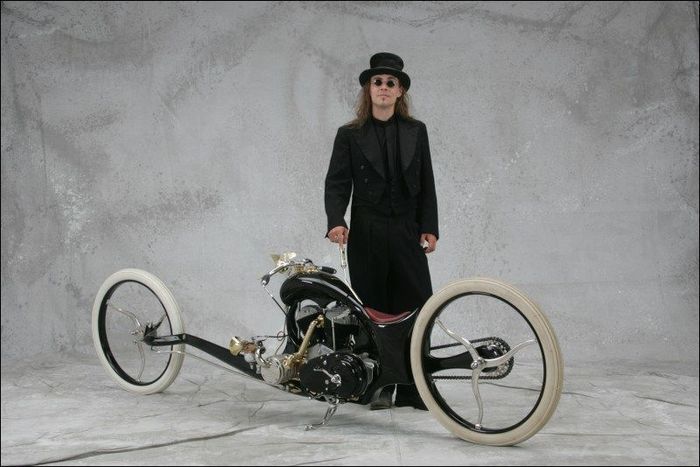 Isto Kotavuopio - финский изобретатель построил эксклюзивный мотоцикл (5 фото)