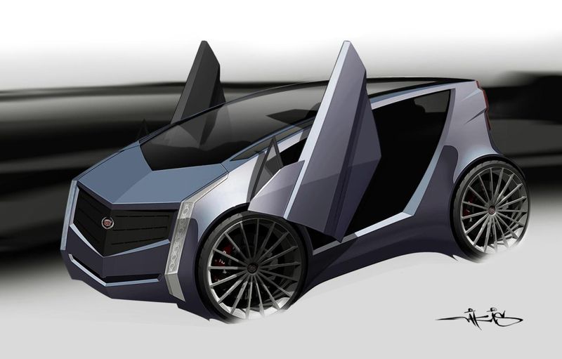Urban Luxury Concept - новый гибрид от Cadillac (52 фото)