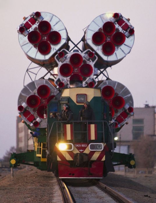 Запуск корабля Союз ТМА-22 (17 фото)