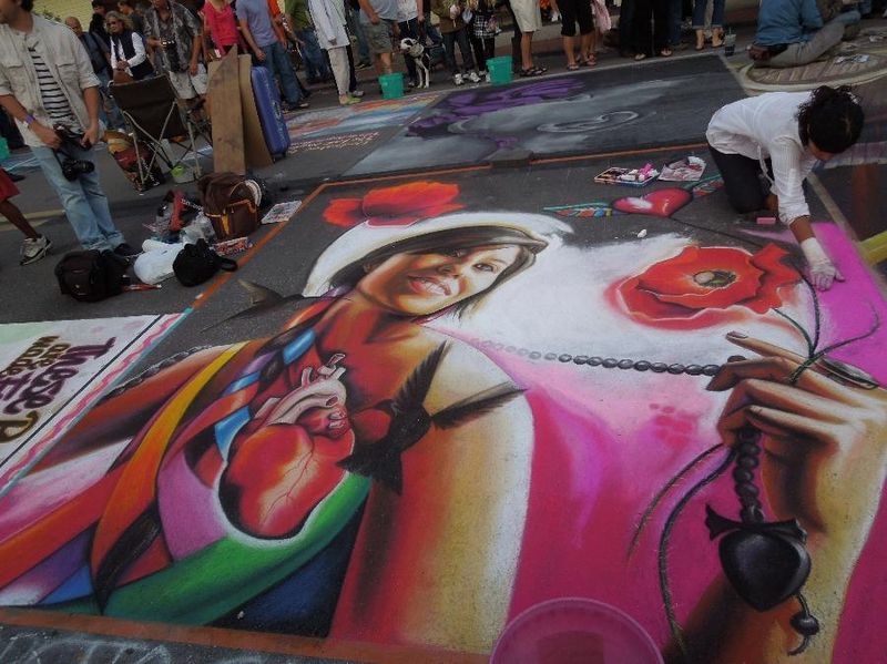 Sarasota Chalk Festival (13 фото)