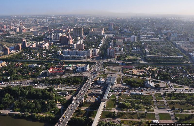 Новосибирск с вертолета (71 фото)