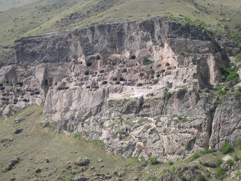 Вардзиа - пещерный монастырь (21 фото)