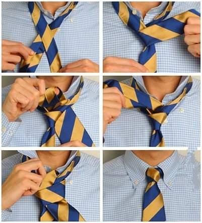 Завязываем галстук (8 фото)