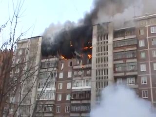 Взрыв дома в Томске