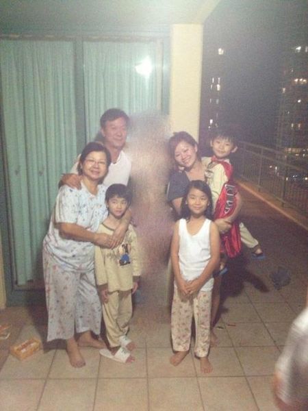 семейное фото, азиаты, семья