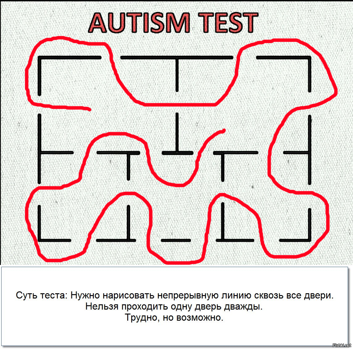 Тест лини. Тест на аутизм решение. Головоломки с линиями. Тест на аутизм проведи одну линию. Тест на аутизм двери.