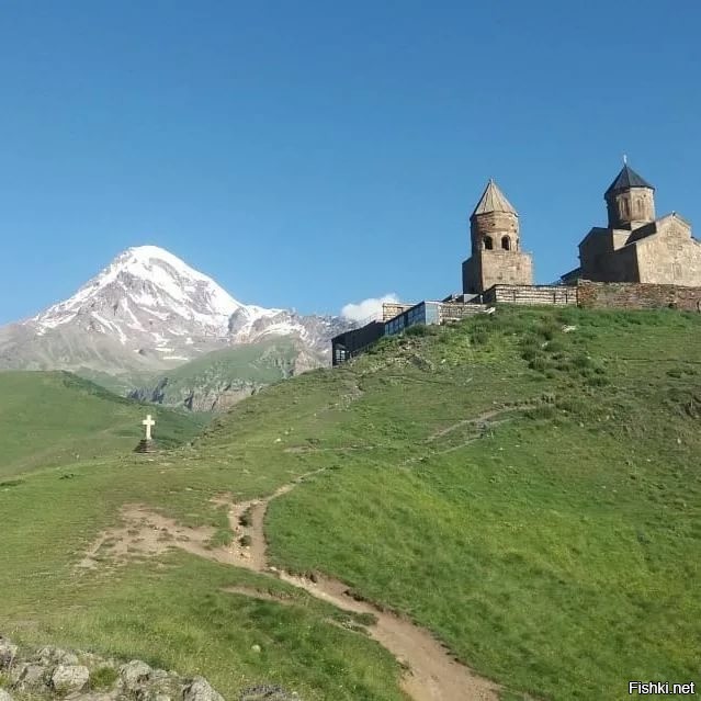 Гора Казбек Гергетская Церковь